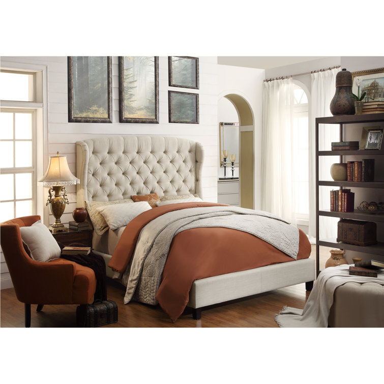 Three Posts™ Goodrow Tufted Upholstered Standard Bed & Reviews Wayfair